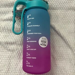 Gradient Motivational Water Bottle